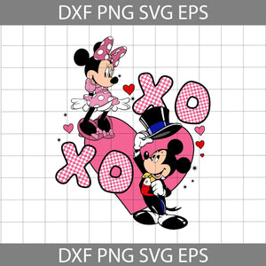 Mouse Couple Svg, Cartoon Svg, Valentine's Day Svg, Cricut File, Clipart, Svg, Png, Eps, Dxf