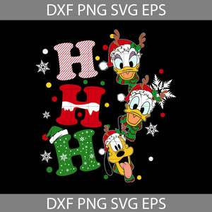 Ho Ho Ho Svg, Duck Christmas Svg, Cartoon Svg, Christmas Svg, Cricut File, Clipart, Svg, Png, Eps, Dxf