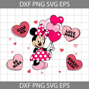 Mouse Svg, Cartoon Svg, Valentine's Day Svg, Cricut File, Clipart, Svg, Png, Eps, Dxf