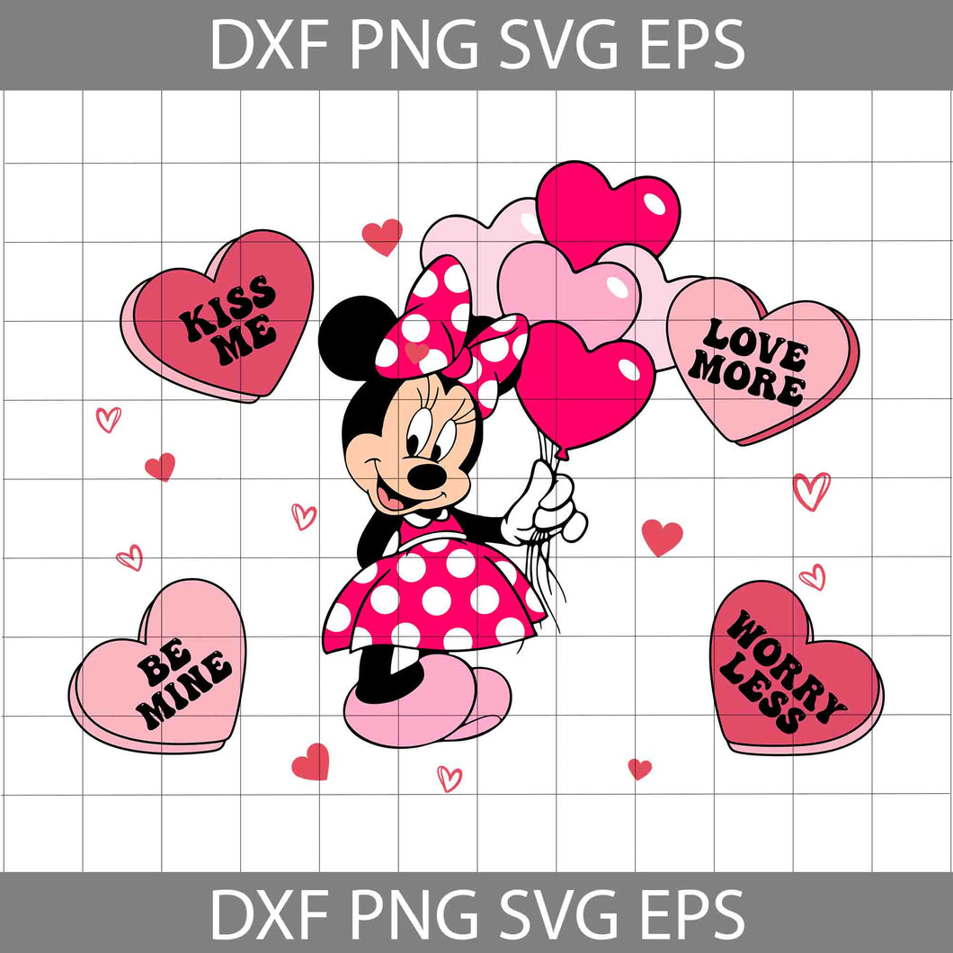 Mouse Svg, Cartoon Svg, Valentine's Day Svg, Cricut File, Clipart, Svg, Png, Eps, Dxf