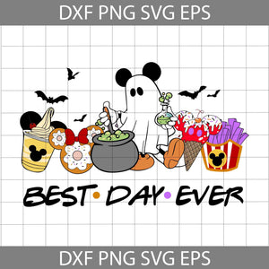 Best Day Ever Svg, Mouse Svg, Drink And Food Svg, Cartoon Svg, Halloween Svg, Cricut File, Clipart, Svg, Png, Eps, Dxf