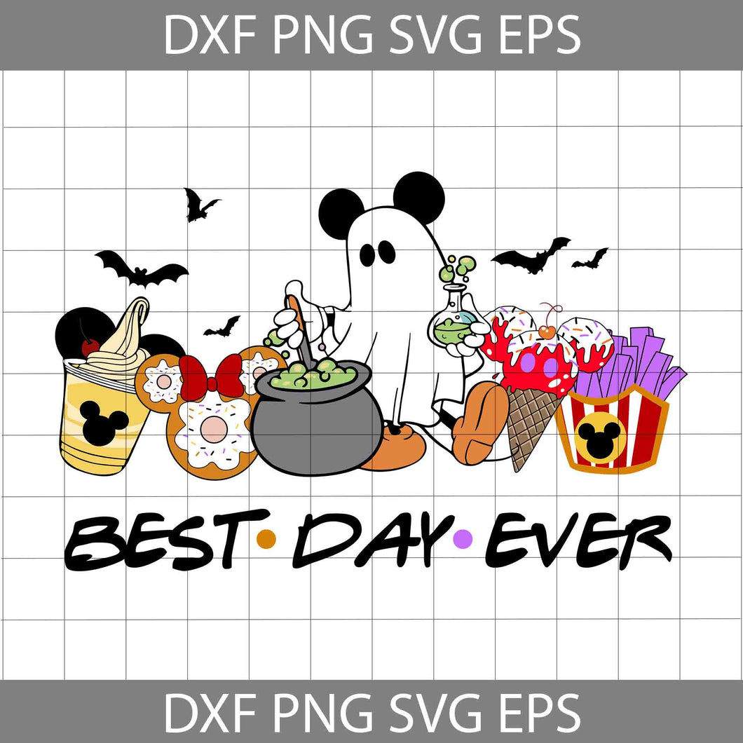 Best Day Ever Svg, Mouse Svg, Drink And Food Svg, Cartoon Svg, Halloween Svg, Cricut File, Clipart, Svg, Png, Eps, Dxf