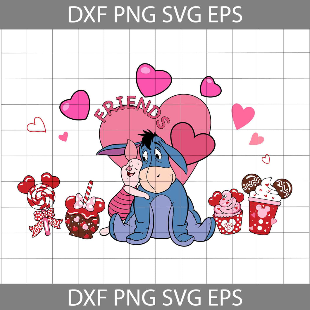 Cartoon Svg, Valentine's Day Svg, Cricut File, Clipart, Svg, Png, Eps, Dxf