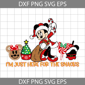 The Snack Svg, Santa Mouse Svg, Christmas Latte Drink Svg, Mouse Svg, Cartoon Svg, Christmas Svg, Cricut File, Clipart, Svg, Png, Eps, Dxf