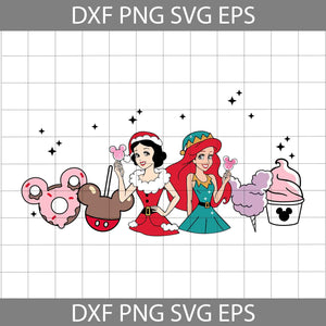 Princess Svg, Cartoon Svg, Christmas Svg, Cricut File, Clipart, Svg, Png, Eps, Dxf