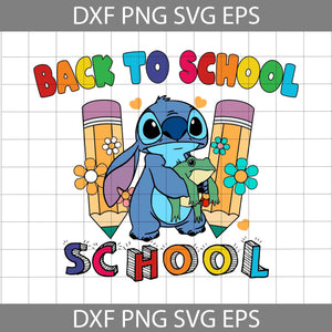 Floral Back To School Cute Svg, Cartoon Svg, Back To School Svg, Cricut File, Clipart, Svg, Png, Eps, Dxf