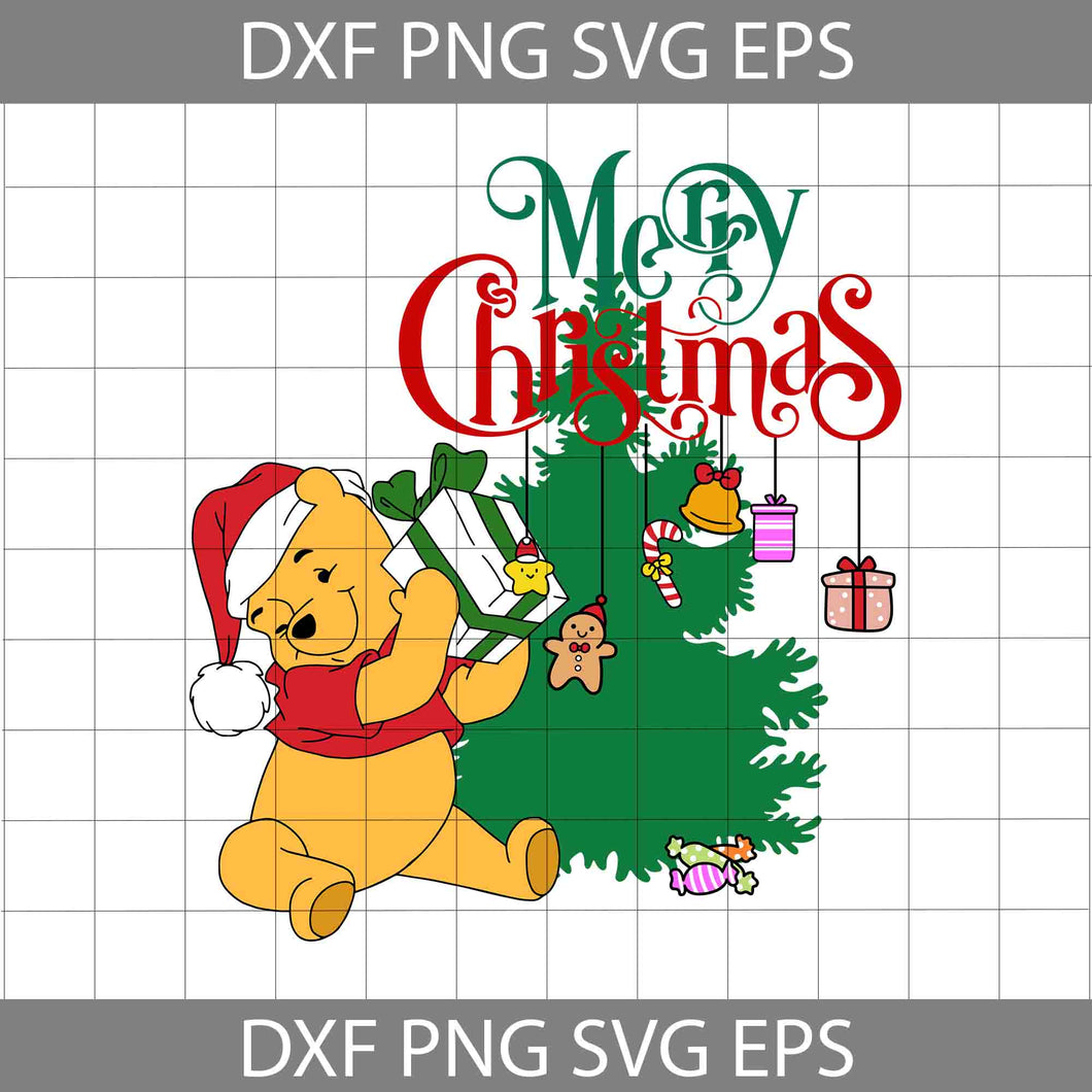 Merry Christmas Svg, Cartoon Svg, Christmas Svg, Cricut File, Clipart, Svg, Png, Eps, Dxf