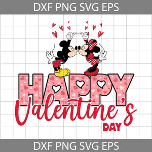 Mouse Couple Svg, Couple Mouse Love Svg, Valentine Heart Svg, Mouse Svg, Cartoon Svg, Valentine's Day Svg, Cricut File, Clipart, Svg, Png, Eps, Dxf