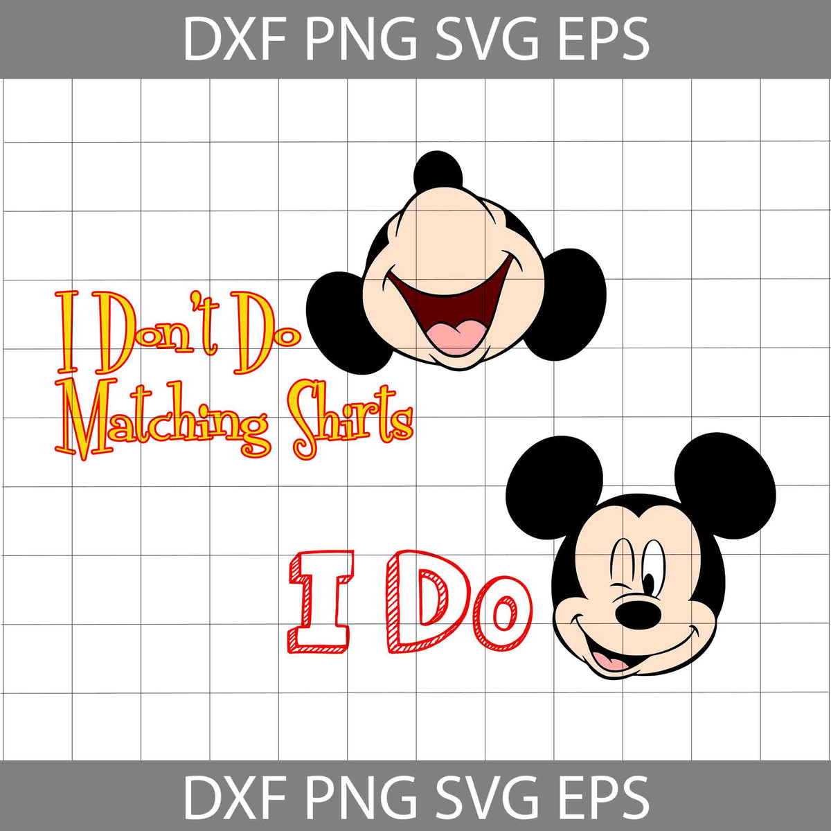 Don't Do Matching Shirts Svg, Me Too Svg, Family Trip Svg, Mouse Svg ...