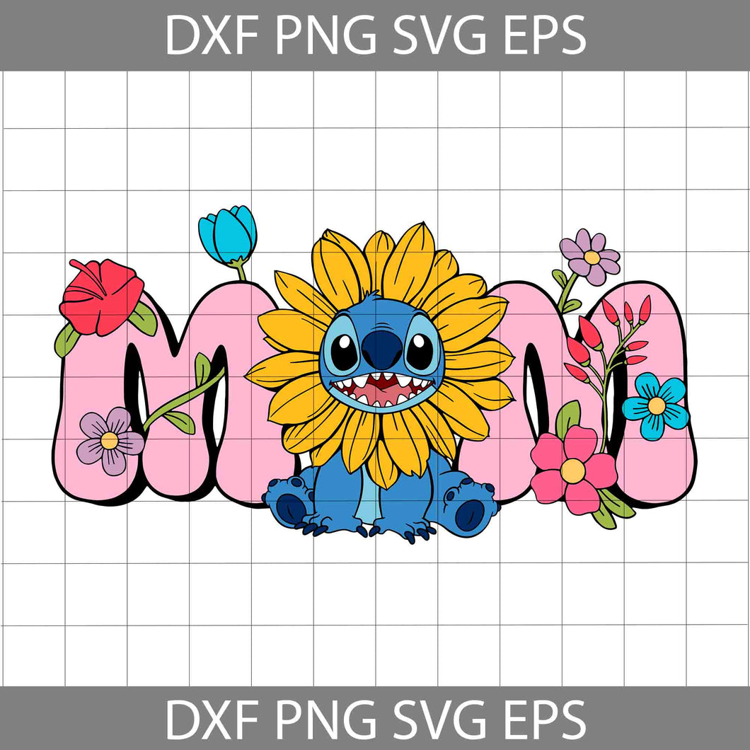 Floral Mom Happy Mothers Day Svg, Cartoon Svg, Mother's Day Svg, Cricut ...