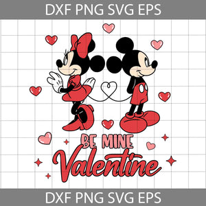 Couple Mouse Love Svg, Valentine Heart Svg, Svg, Mouse Svg, Cartoon Svg, Valentine's Day Svg, Cricut File, Clipart, Svg, Png, Eps, Dxf