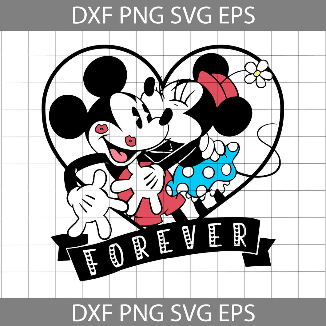 Mouse Couple Svg, Mouse Valentine’s Day Svg, Couple Mouse Love Svg, Valentine Heart Svg, Mouse Svg, Cartoon Svg, Valentine's Day Svg, Cricut File, Clipart, Svg, Png, Eps, Dxf