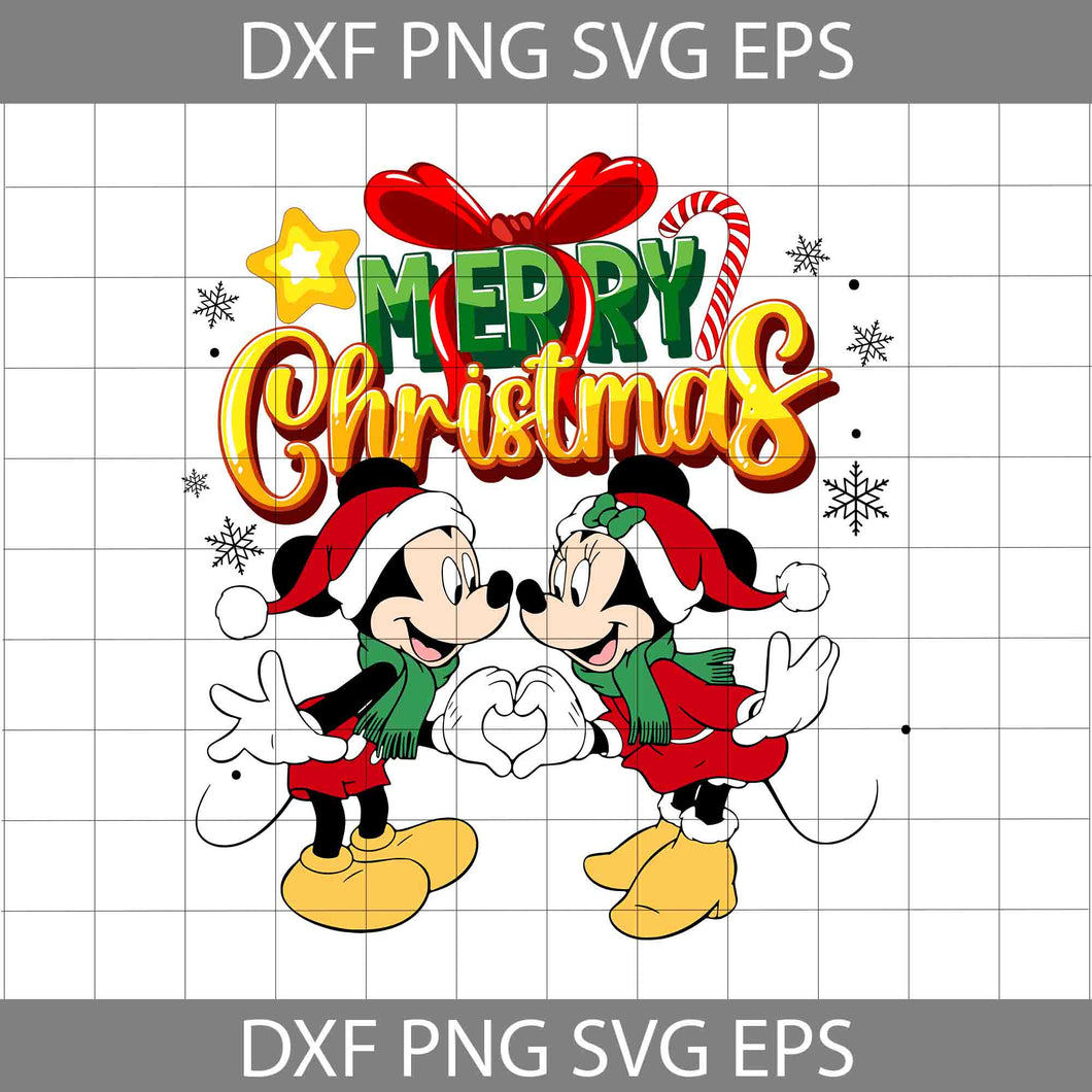 Merry Christmas Magic Kingdom Svg, Mouse Christmas Svg, Merry Christmas Svg, Cartoon Svg, Christmas Svg, Cricut File, Clipart, Svg, Png, Eps, Dxf