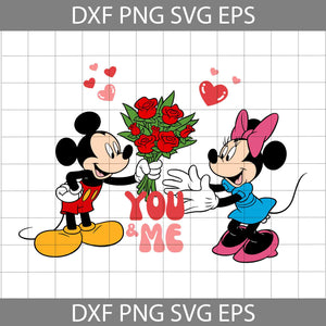 Mouse Couple Svg, Valentine Doodle Svg, Couple Mouse Love Svg, Valentine Heart Svg, Mouse Svg, Cartoon Svg, Valentine's Day Svg, Cricut File, Clipart, Svg, Png, Eps, Dxf