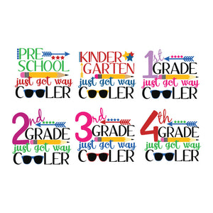 Pre- school svg, Kidergarten Svg, 1st Grade Svg, 2nd Grade Svg, 3rd Grade svg, 4th Grade Svg, Back To School Svg, School Svg, Cricut File, Clipart, Bundle, Svg, Png, Eps, Dxf