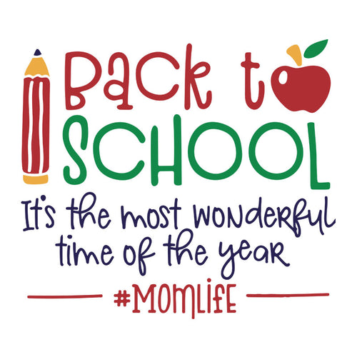 It's The Most wonderful Time Of The Year Svg, Back to School Svg, Cricut File, Clipart, Svg, Png, Eps, Dxf