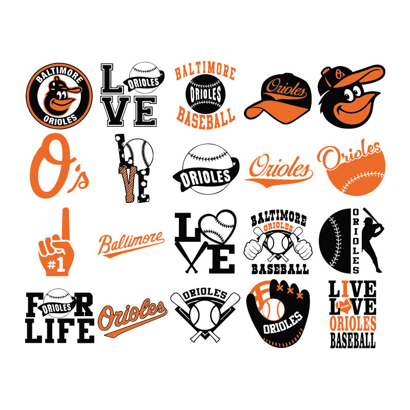 How to Draw Baltimore Orioles, Baseball Logos