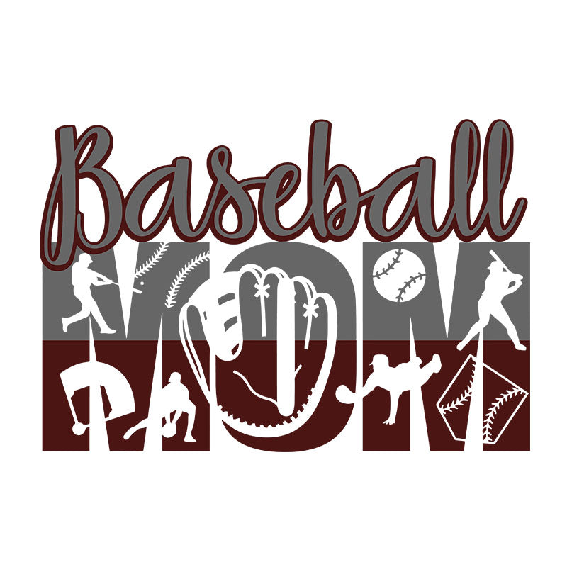 Baseball Mom Arrow SVG Cut Files For Cricut And Silhouette