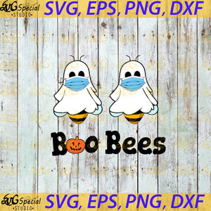 Boo Bees Funny Halloween Svg, Halloween Gift, Sublimation Design, Halloween Svg, Bee Svg, Cricut File, Clipart