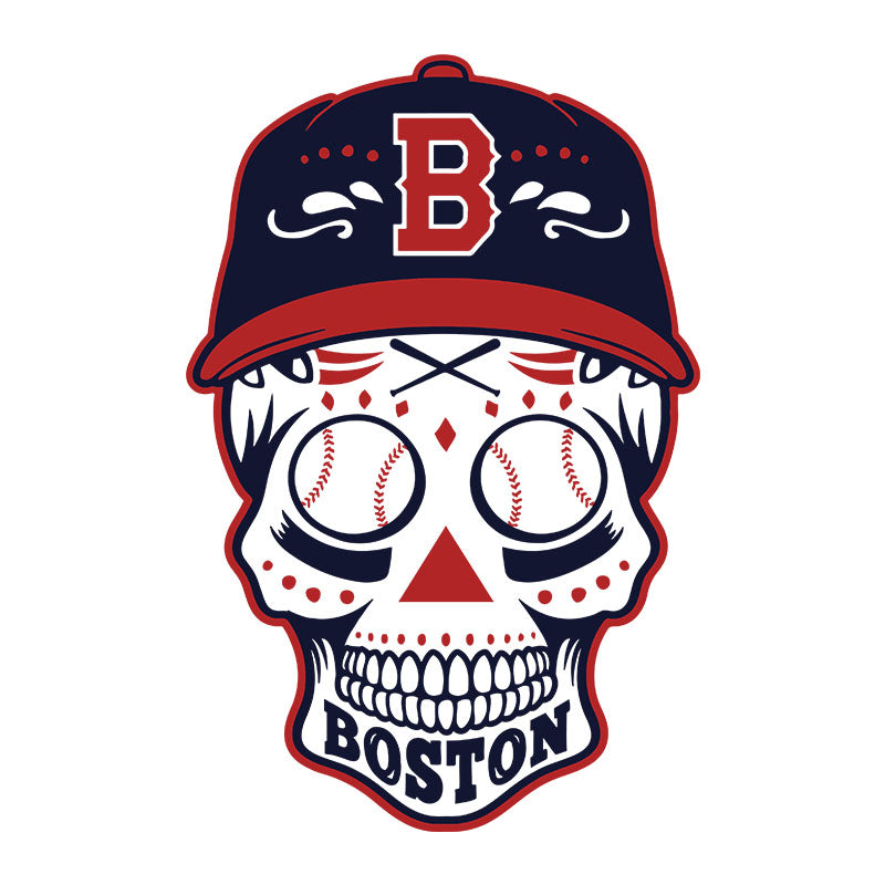 Boston Red Sox Sugar Skull Svg, Sport Svg, Cricut File, Clipart