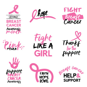 Hope Svg, Fight Breast Cancer Svg, Fight Like A Girl Svg, Breast cancer awareness pink hand drawn Svg, Breast Cancer Svg, Awareness Svg, Cricut File, Clipart, Bundle, Svg, Png, Eps, Dxf