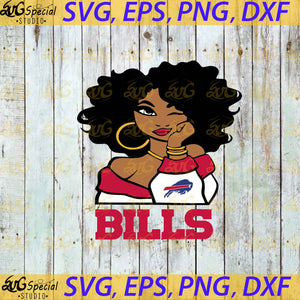 Buffalo Bills Svg, Love Bills Svg, Cricut File, Clipart, Sport Svg, Football Svg, Sexy Girl Svg, NFL Svg, Png, Eps, Dxf