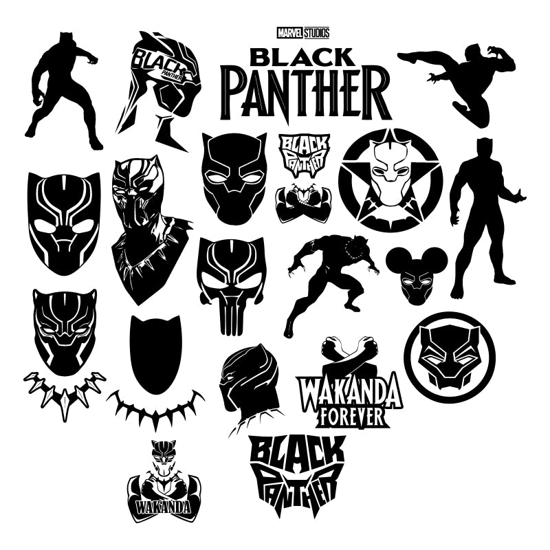 Black Panther Svg, TV Show Svg, cricut File, Clipart, Bundle, Svg, Png, Eps, Dxf