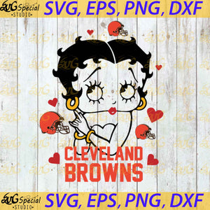 Cleveland Browns Betty Boop Svg, Love Browns Svg, Cricut File, Clipart, Sport Svg, Football Svg, Sexy Girl Svg, NFL Svg, Png, Eps, Dxf