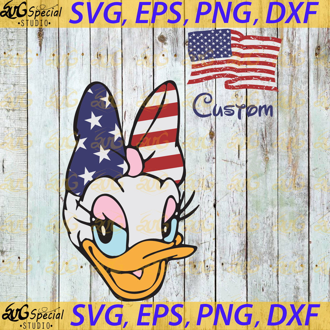 Donald and Daisy, 4th of July, family Svg, Cricut File