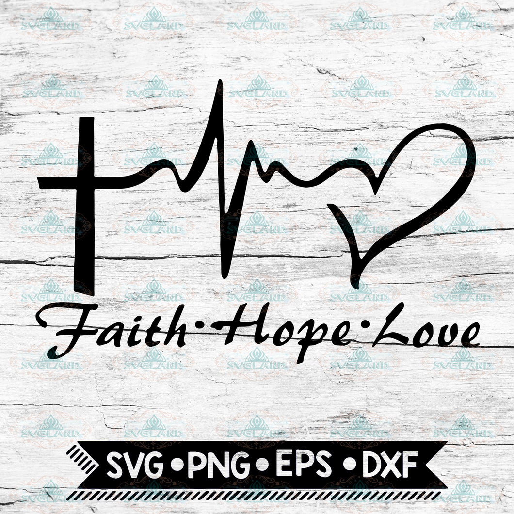 Faith, Hope, Love svg