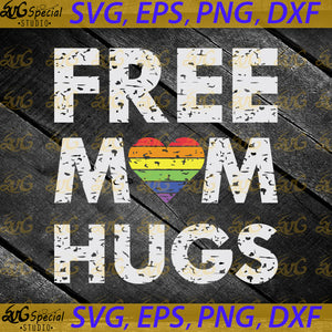Free mom hugs Svg, LGBT Svg, Pride Svg, Cricut File, Silhouette
