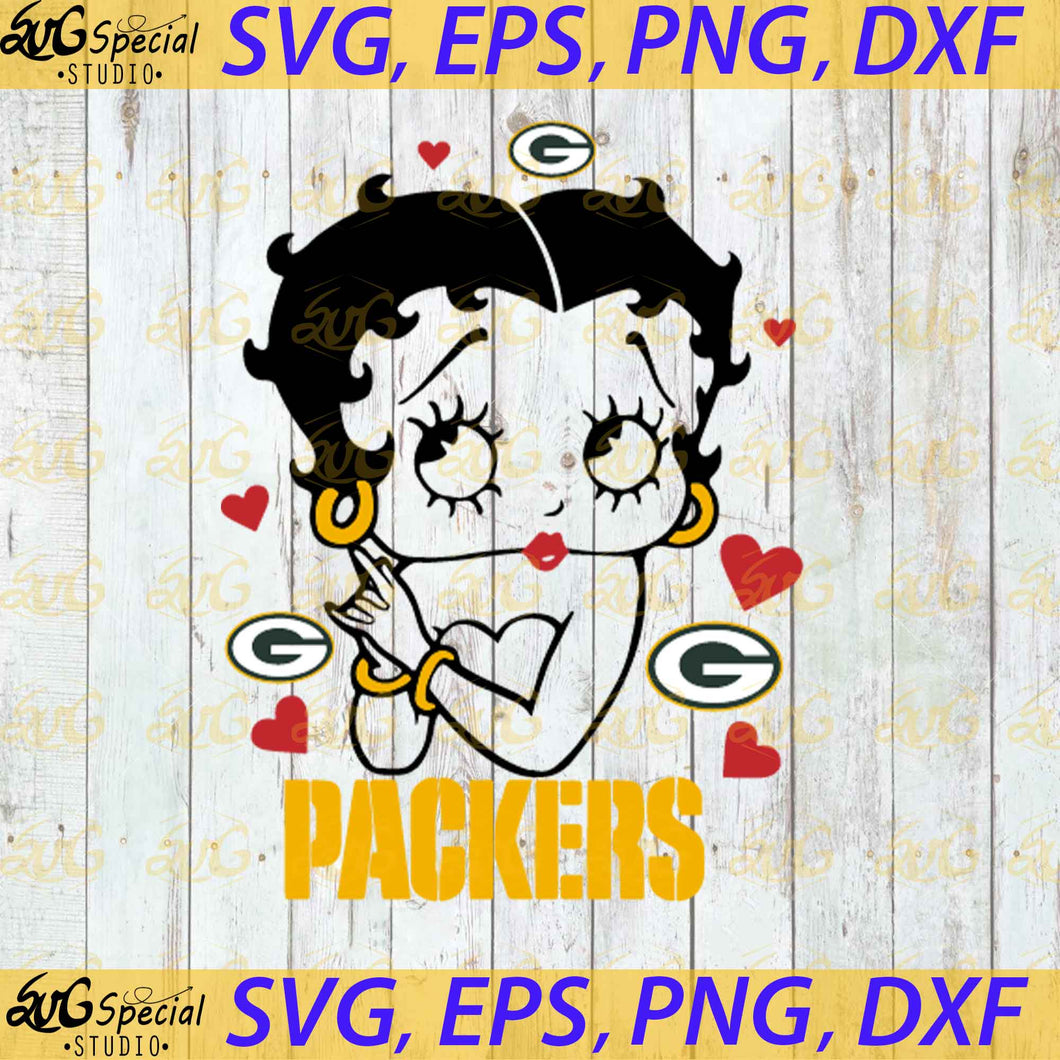 Green Bay Packers Betty Boop Svg, Love Green Bay Packers Svg, Cricut File, Clipart, Sport Svg, Football Svg, Sexy Girl Svg, NFL Svg, Png, Eps, Dxf