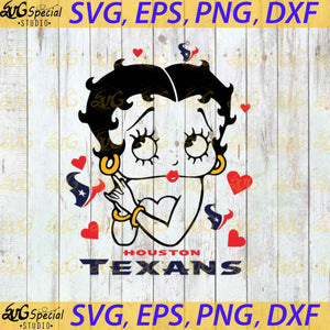 Houston Texas Betty Boop Svg, Love Texas Svg, Cricut File, Clipart, Sport Svg, Football Svg, Sexy Girl Svg, NFL Svg, Png, Eps, Dxf