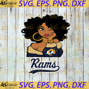 Los Angeles Rams Svg, Love Rams Svg, Cricut File, Clipart, Sport Svg, Football Svg, Sexy Girl Svg, NFL Svg, Png, Eps, Dxf