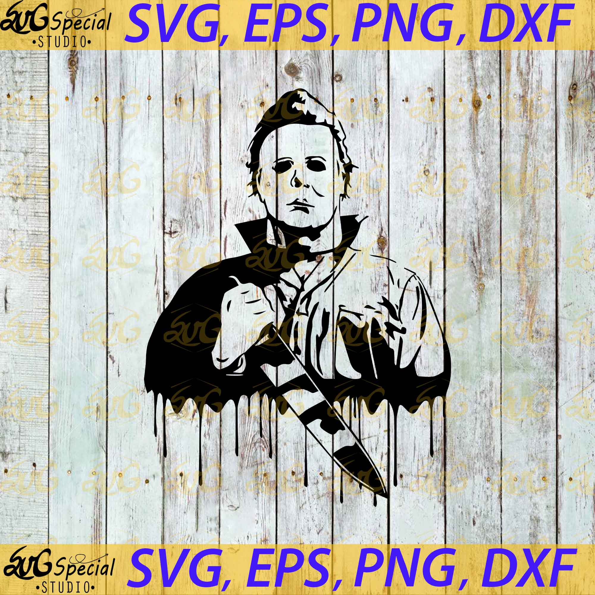 Michael Myers Halloween SVG for Craft Machines Cricut Cameo Silhouette 