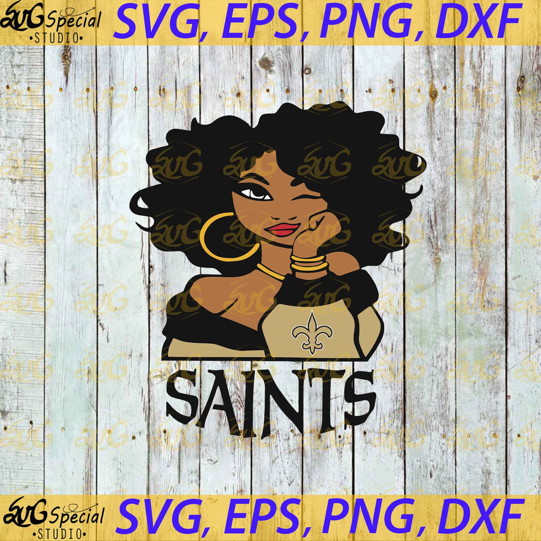 New Orleans Saints Svg, Love Saints Svg, Cricut File, Clipart, Sport Svg, Football Svg, Sexy Girl Svg, NFL Svg, Png, Eps, Dxf