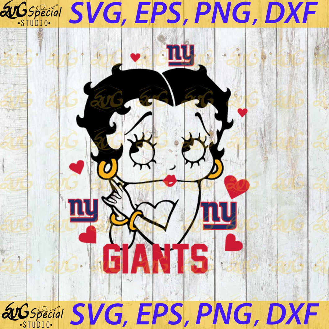 New York Giants Betty Boop Svg, Love Giants Svg, Cricut File, Clipart, Sport Svg, Football Svg, Sexy Girl Svg, NFL Svg, Png, Eps, Dxf