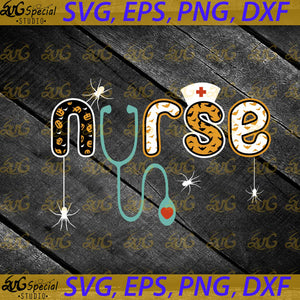 Nurse Halloween Pumpkin Svg, Cricut File, Svg, Nurse Svg, Halloween Svg