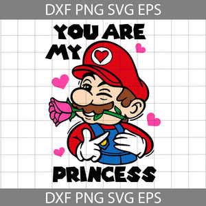 You Are My Princess Svg, Valentine's Day Svg, Cricut File, Clipart, Svg, Png, Eps, Dxf