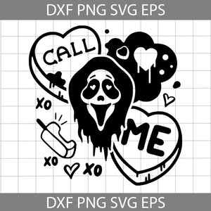 Call Me Svg, Candy Hearts Svg Valentine's Day svg, Gift Svg, Cricut File, Clipart, Svg, Png, Eps, Dxf