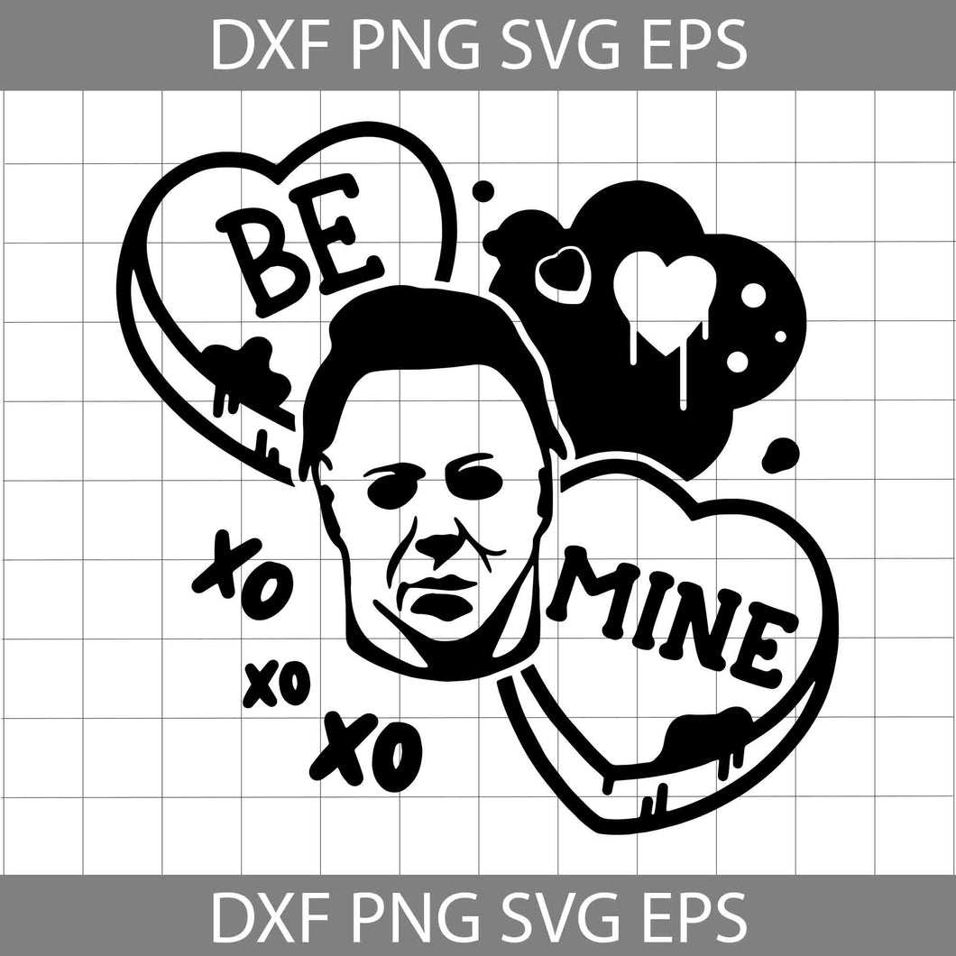 Be Mine Svg, Xoxo Svg, Candy Hearts Svg, Valentine's Day svg, Gift Svg, Cricut File, Clipart, Svg, Png, Eps, Dxf