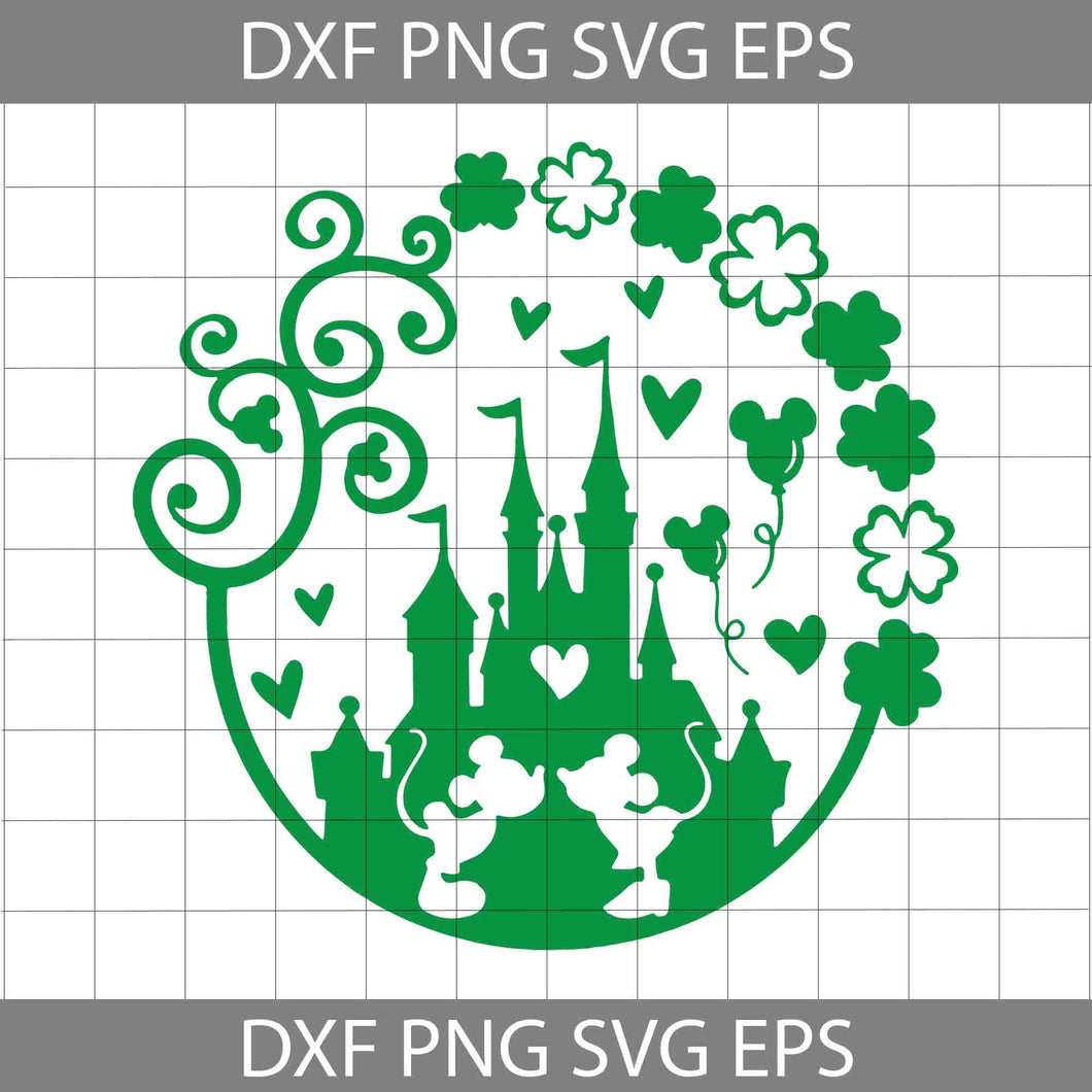 Castle Svg, St Patrick’s Day SVG, Love Svg, Valentine's day Svg, Gift Svg, Cricut File, Clipart, Svg, Png, Eps, Dxf