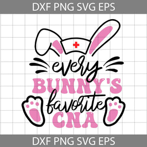 Every Bunny’s Favorite CNA Svg, Bunny Nurse Easter Svg, Easter's Day Svg, Cricut File, Clipart, Svg, Png, Eps, Dxf