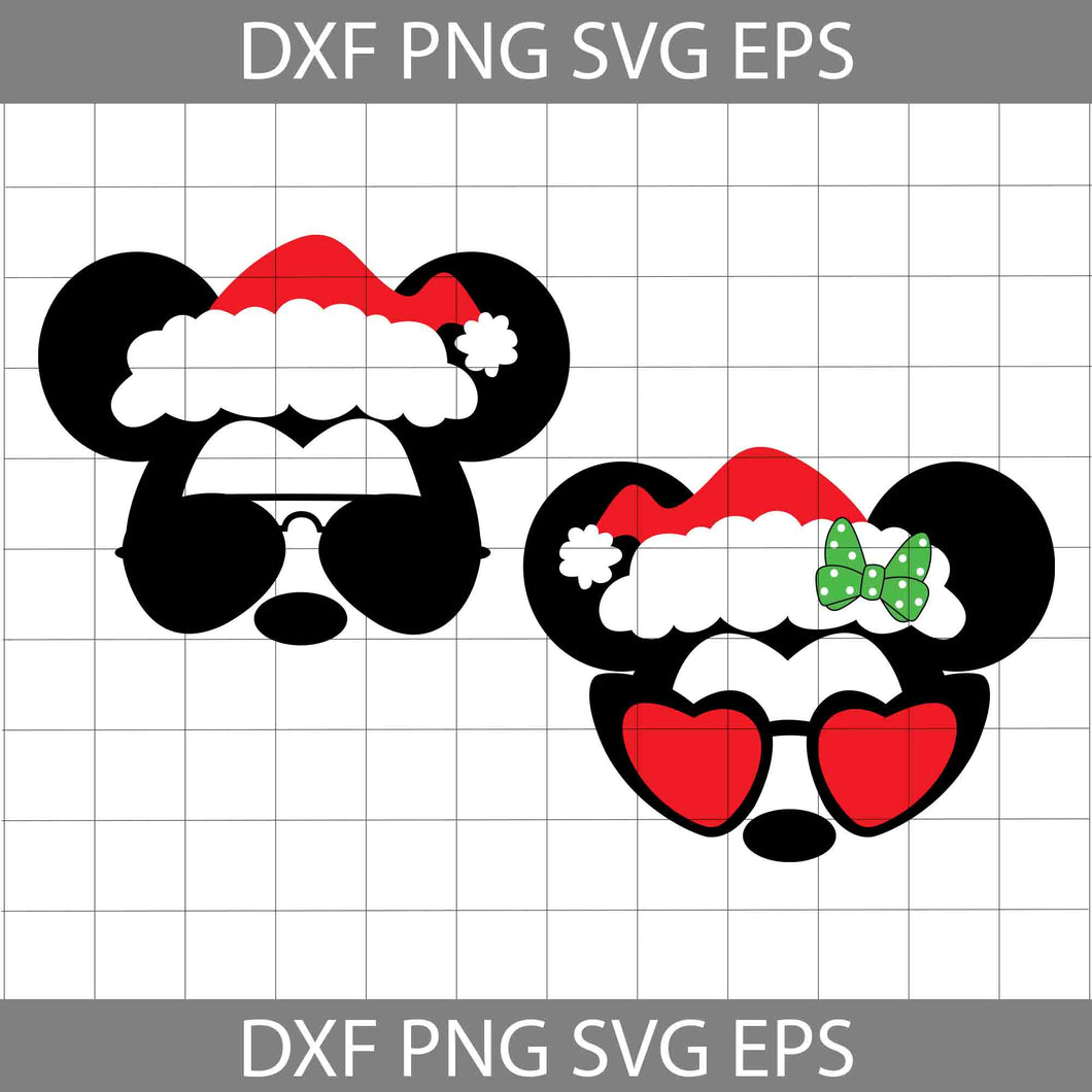 Christmas Sunglasses Svg, Bundle, Santa Svg, Christmas Svg, Cricut File, Clipart, Svg, Png, Eps, Dxf