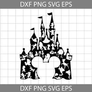 Magic Kingdom Mickey Mouse Svg, Cartoon Svg, Cricut File, Clipart, Svg, Png, Eps, Dxf