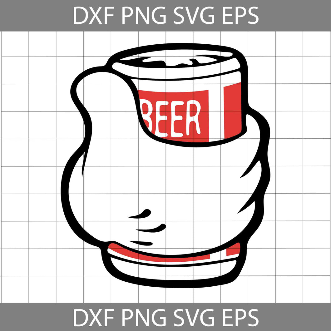 Mickey Beer Svg, Mickey Hand Svg, Cartoon Svg, Cricut File, Clipart, Svg, Png, Eps, Dxf