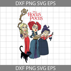 Hocus Pocus And Book Svg, Witch Halloween Svg, Sanderson Sisters Halloween Svg, Halloween Svg, Cricut File, Clipart, Svg, Png, Eps, Dxf