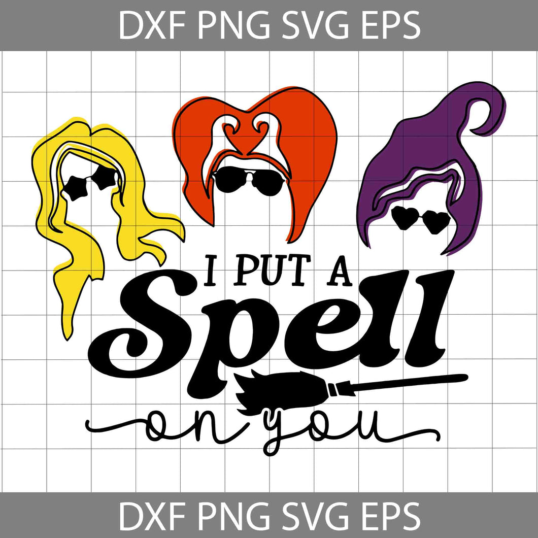 I Put A Spell On You Svg, I Smell Children Svg, Hocus Pocus Halloween Svg, Halloween Svg, Cricut File, Clipart, Svg, Png, Eps, Dxf