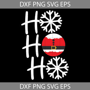 Hohoho Svg, Snow Svg, Santa Svg, Christmas Svg, Cricut File, Clipart, Svg, Png, Eps, Dxf