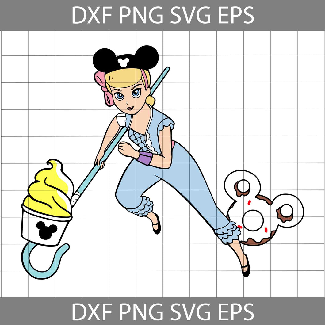 Bo Peep Svg, Toy Story Mickey Ears Svg, Cartoon Svg, Cricut File, Clipart, Svg, Png, Eps, Dxf